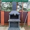 Мангальная печь 80 см из камня с гранитной крошкой Эко 702 М — общий вид
