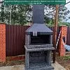 Мангальная печь 80 см из камня с гранитной крошкой Эко 702 М — фото 3